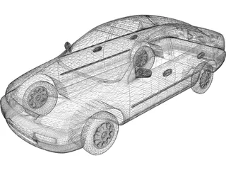Mazda Protege (1995) 3D Model