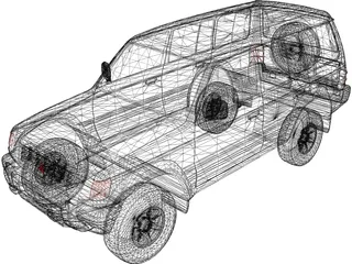 Mitsubishi Montero (1995) 3D Model