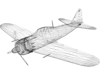 A6M Zero 3D Model