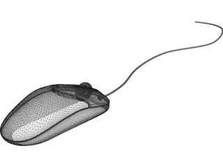 Optical Mouse 3D Model