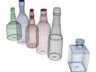 Bottles 3D Model