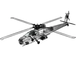 Boeing AH-64 Apache 3D Model