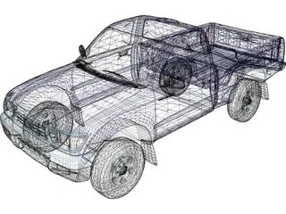 Toyota Tacoma (1996) 3D Model