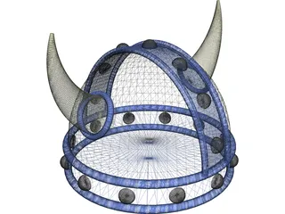 Viking Hat 3D Model