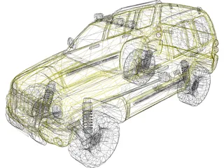 Jeep Liberty 3D Model