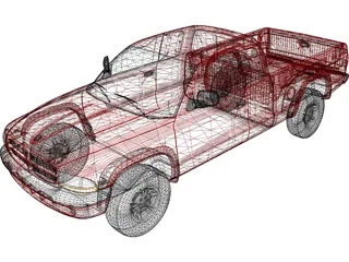 Dodge Dakota Sport (1999) 3D Model