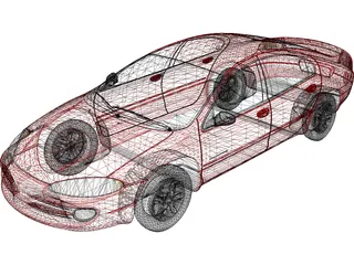 Dodge Intrepid (1999) 3D Model