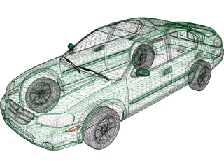 Nissan Maxima SE (1999) 3D Model