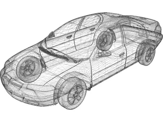 Dodge Stratus (1999) 3D Model