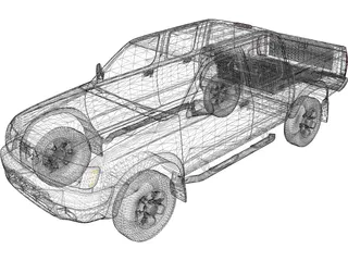 Nissan Frontier (1999) 3D Model