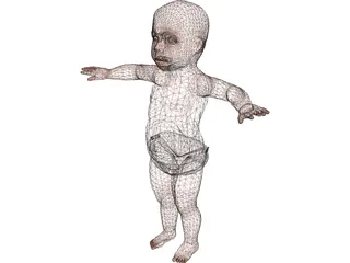 Toddler 3D Model