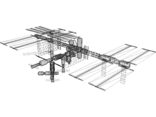 International Space Station 3D Model