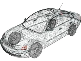 Volkswagen Passat (1999) 3D Model