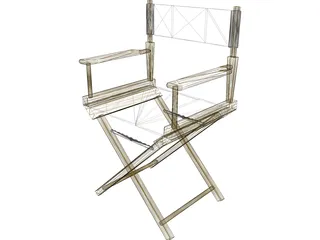 Chair Directors 3D Model