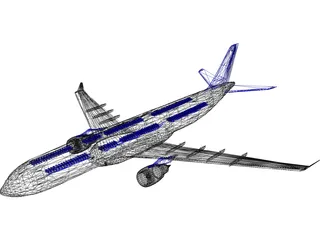 Airbus A330 3D Model