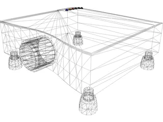 Slide Projector 3D Model