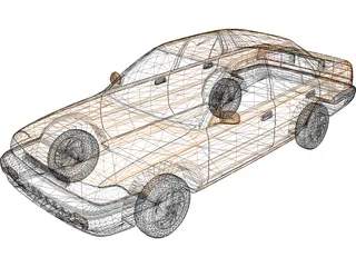 Toyota Corolla (1990) 3D Model