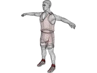 Basketball Player 3D Model