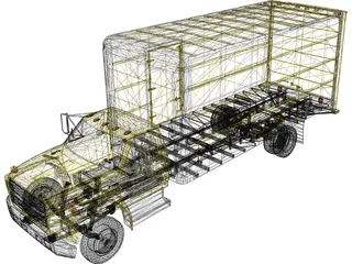 Moving Truck (1993) 3D Model