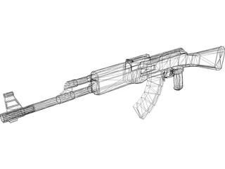 AK-47 3D Model