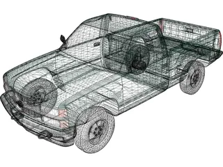 Chevrolet Full-Size Pickup (1994) 3D Model