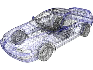 Honda Prelude (1992) 3D Model