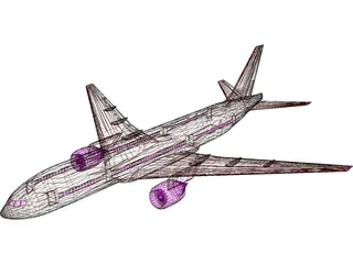 Boeing 777 3D Model