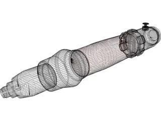 Desoutter Air Tool (S4Q-1100) 3D Model