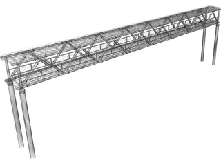 Footbridge 3D Model