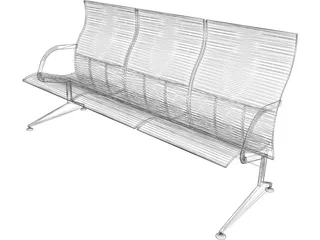 Bench 3D Model