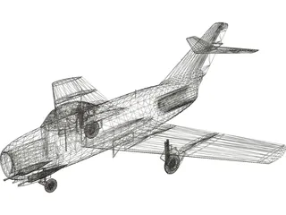 MiG-15 3D Model