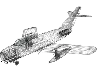 MiG-17 3D Model