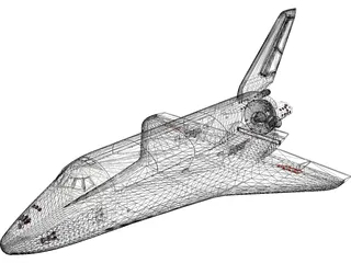 Space Shuttle Buran Russian 3D Model