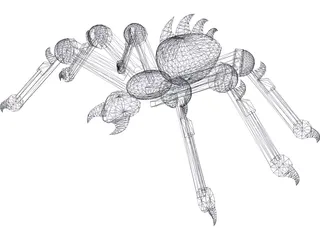 Robot Spider 3D Model