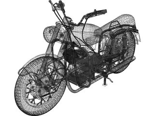 Moto Guzzi 1 3D Model