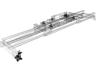 Container Loader 3D Model