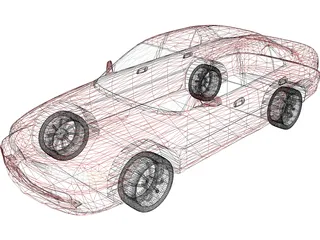 Mitsubishi Galant 3D Model