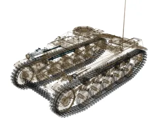 Panzer II 3D Model