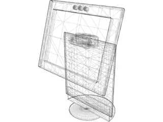 Monitor LCD 3D Model