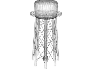 Water Tower 3D Model