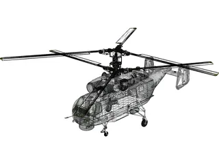 Kamov Ka-27 Helix A 3D Model