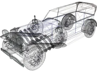 Duesenberg 3D Model