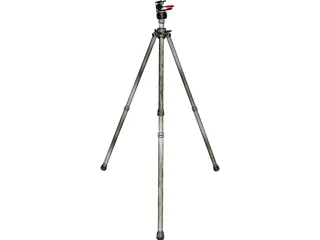 Camera Tripod 3D Model