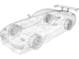 Mazda RX-7 [Tuned] 3D Model