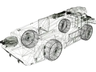 M577 APC 2A 3D Model