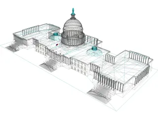 US Capitol Building 3D Model