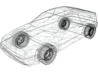 Volkswagon Corrado 3D Model