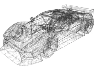 Saleen S5S Raptor LM Concept (2010) 3D Model