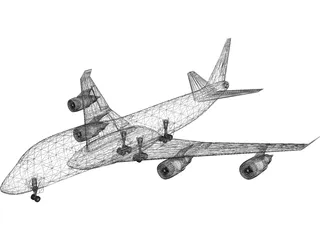 Boeing 747 PIA 3D Model