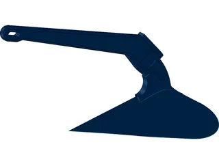 Anchor Plow 750 lb 3D Model